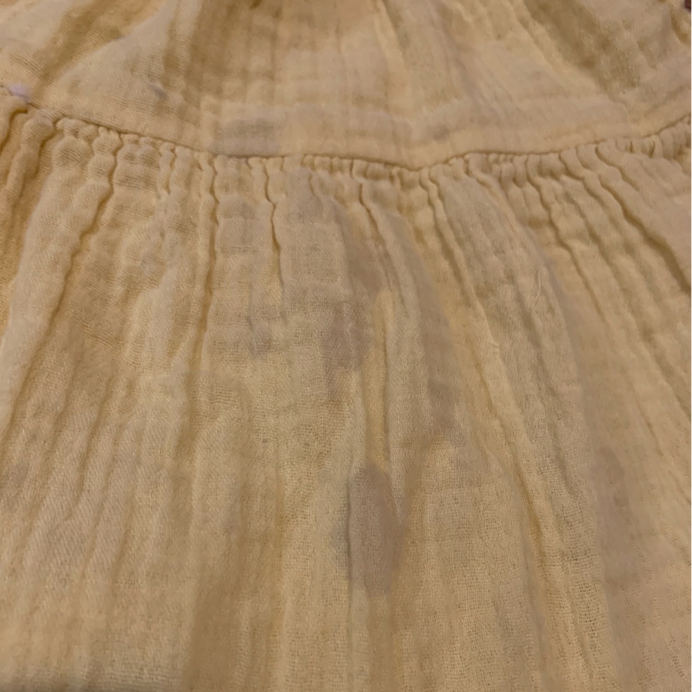 Buttery Yellow Old Navy Muslin Toddler Dress - Picture 3 of 4